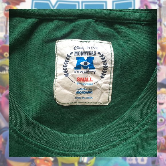 Disney Pixar Monsters University Green T-Shirt - Picture 4 of 5